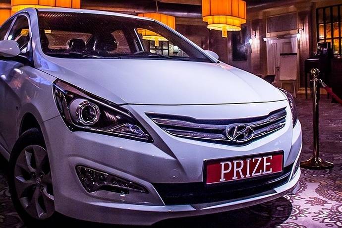 5 августа в Покерном клубе Bombay будет разыгран новенький автомобиль Hyundai Solaris!