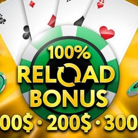 100% Reload Bonus только в Pokershop