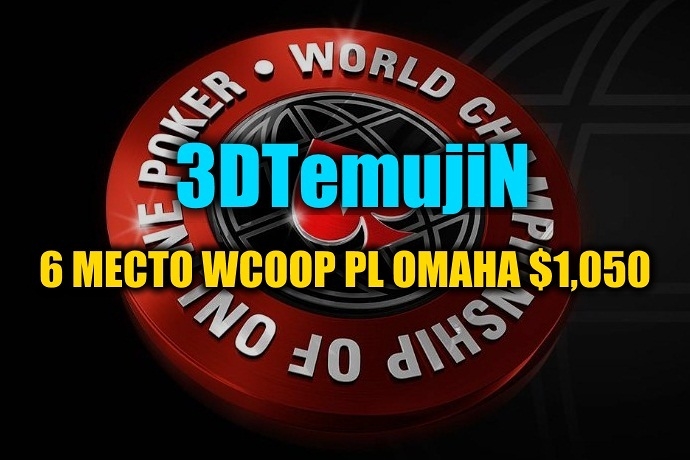 “3DTemujiN” получил $15,6К в WCOOP PL Omaha $1,050