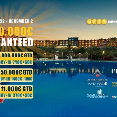 Golden Poker Million: 22 ноября — 2 декабря (Кипр) – Гарантия €1,500,000