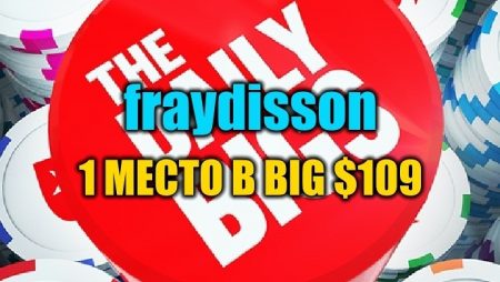 “fraydisson” выиграл Big $109 ($3,7К)