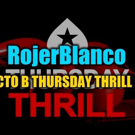 “RojerBlanco” выиграл Thursday Thrill $215 ($9,3К)