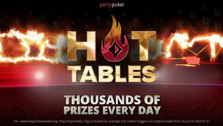 Hot Tables на partypoker — дополнительные награды в кэш-играх