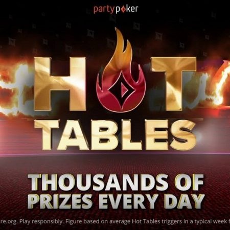 Hot Tables на partypoker — дополнительные награды в кэш-играх