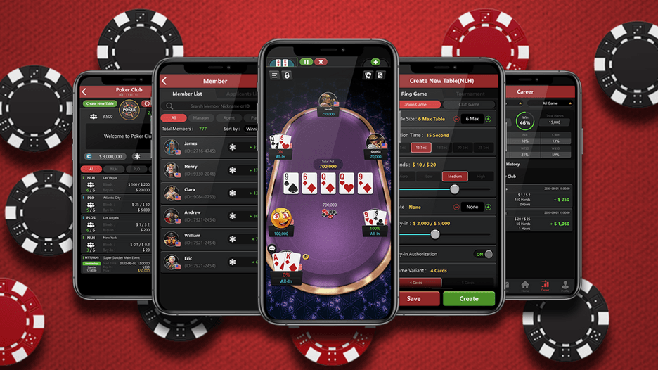 Мобильные покерные приложения и клубы