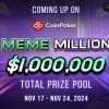 Meme Millions: гарантия $1,000,000